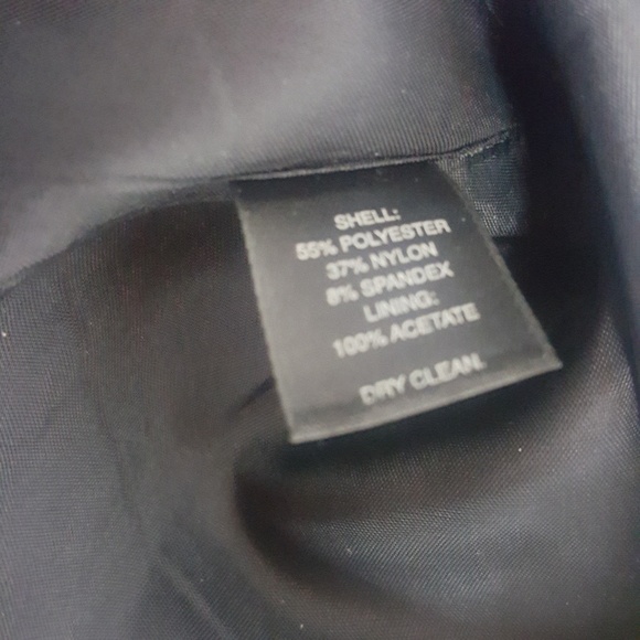 NWT WHBM Strapless Notched Cocktail Dress 0 Black - Picture 8 of 8